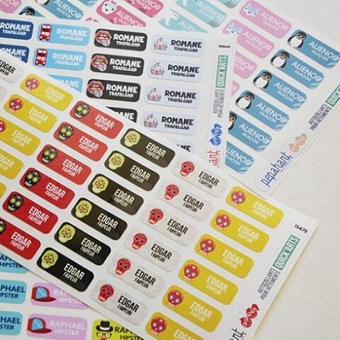 QUICKART XL etiquettes autocollantes pour vetements